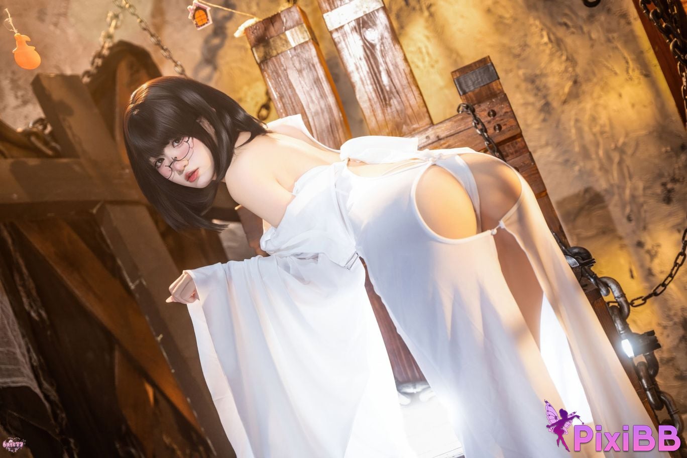 Cosplayer Qiqi be good ghost girl PixiBB.COM 021