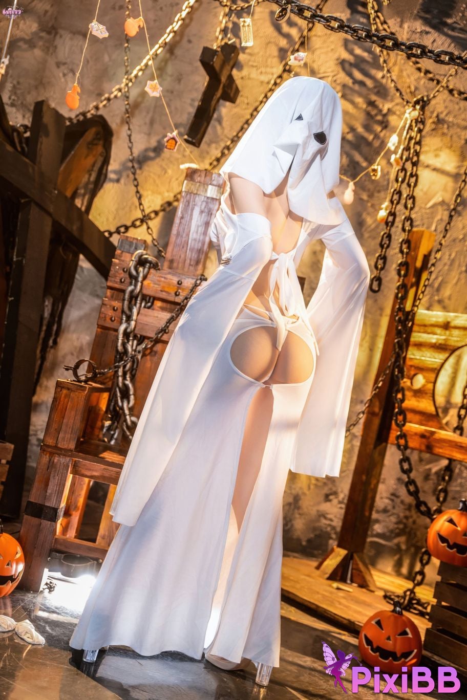 Cosplayer Qiqi be good ghost girl PixiBB.COM 058