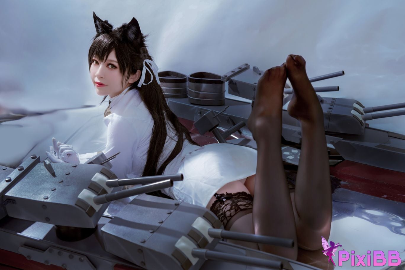 Cosplayer Half half son Atago PixiBB.COM 019