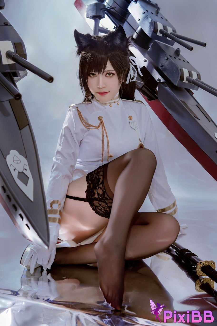 Cosplayer Half half son Atago PixiBB.COM 042