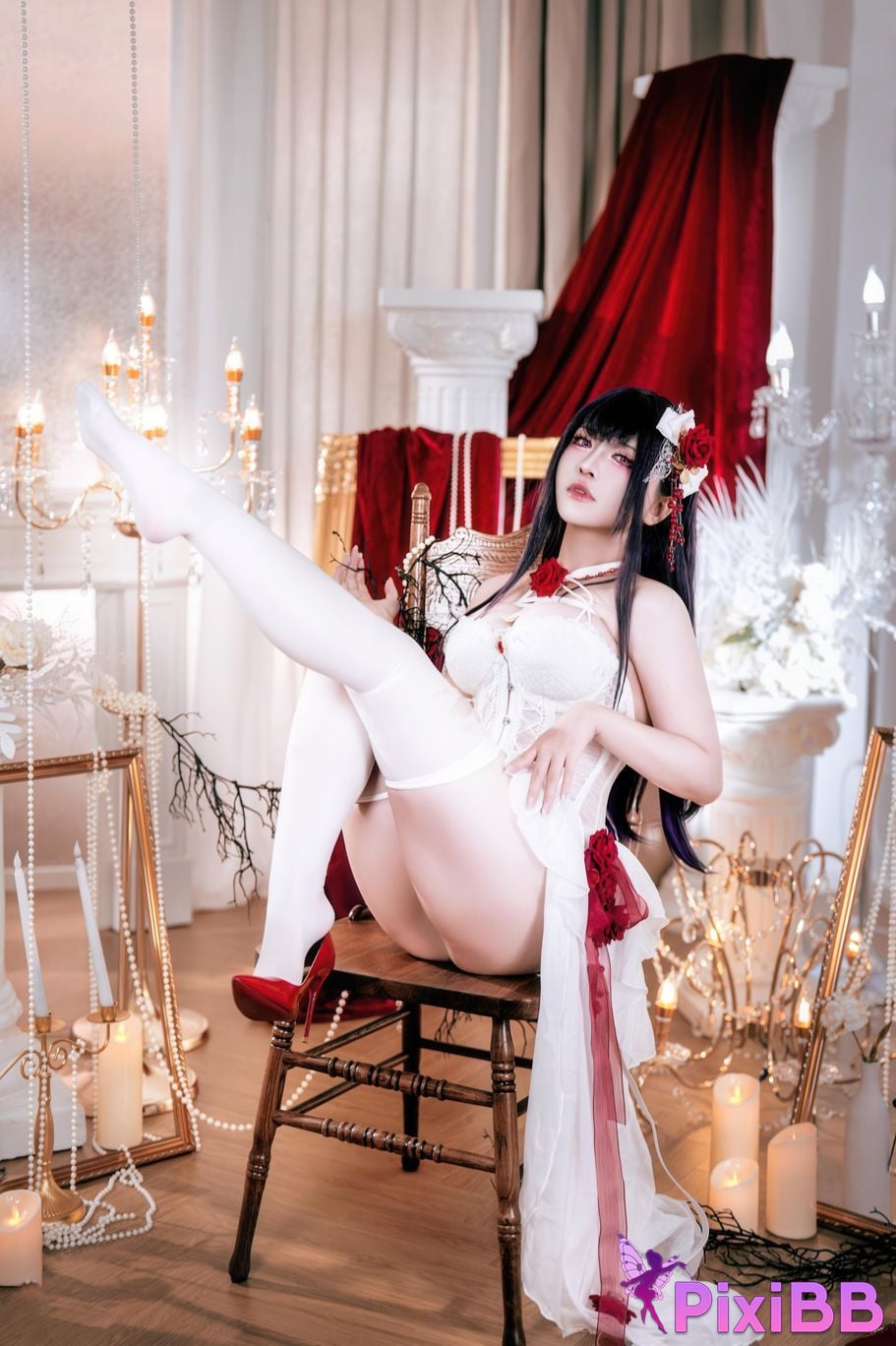 Cosplayer Half half son Nikke goddess of victory Mihara Bond Chain PixiBB.COM 017