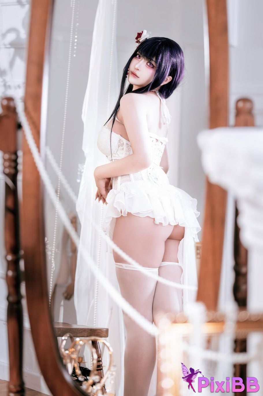 Cosplayer Half half son Nikke goddess of victory Mihara Bond Chain PixiBB.COM 039