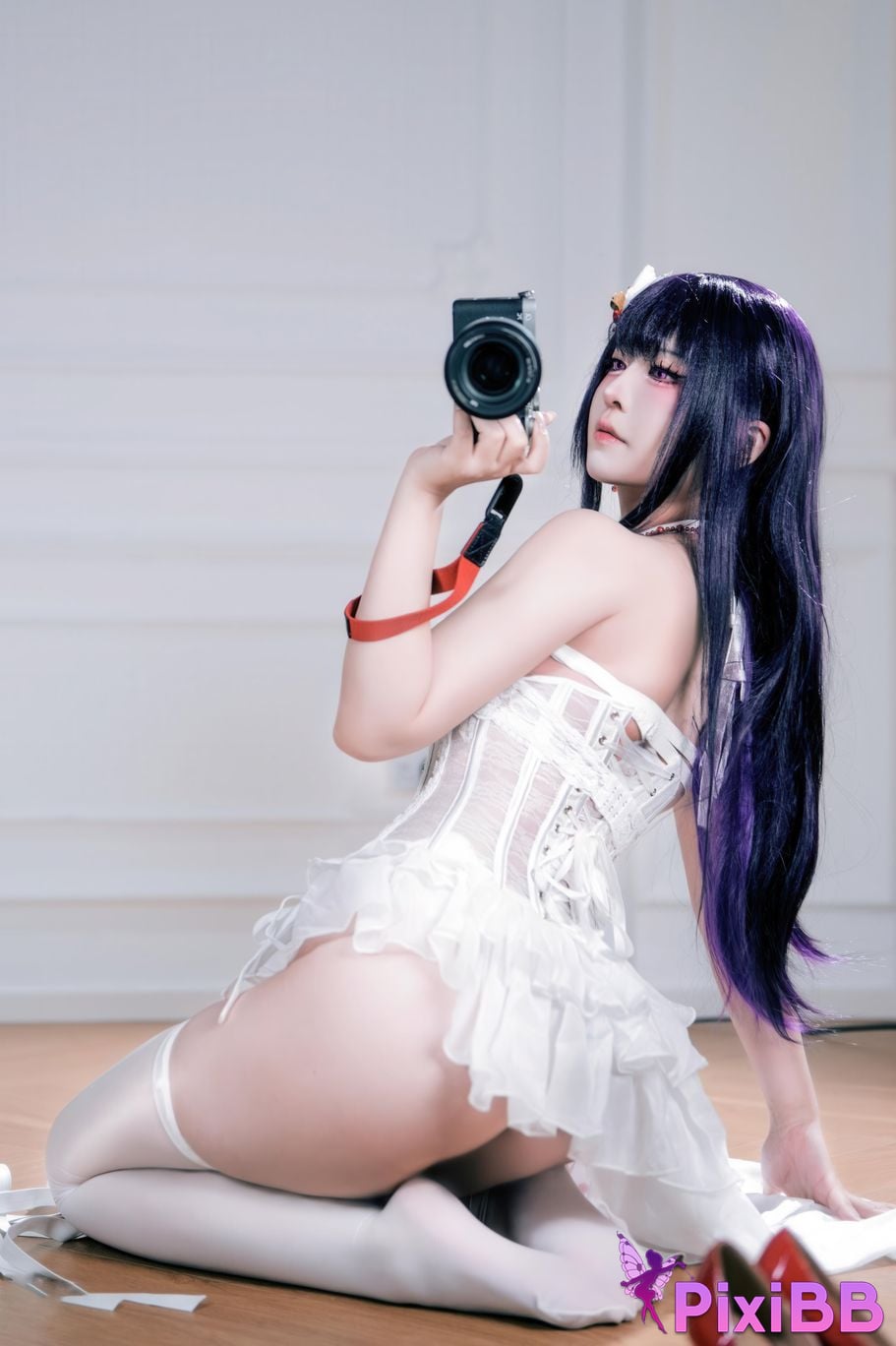 Cosplayer Half half son Nikke goddess of victory Mihara Bond Chain PixiBB.COM 048