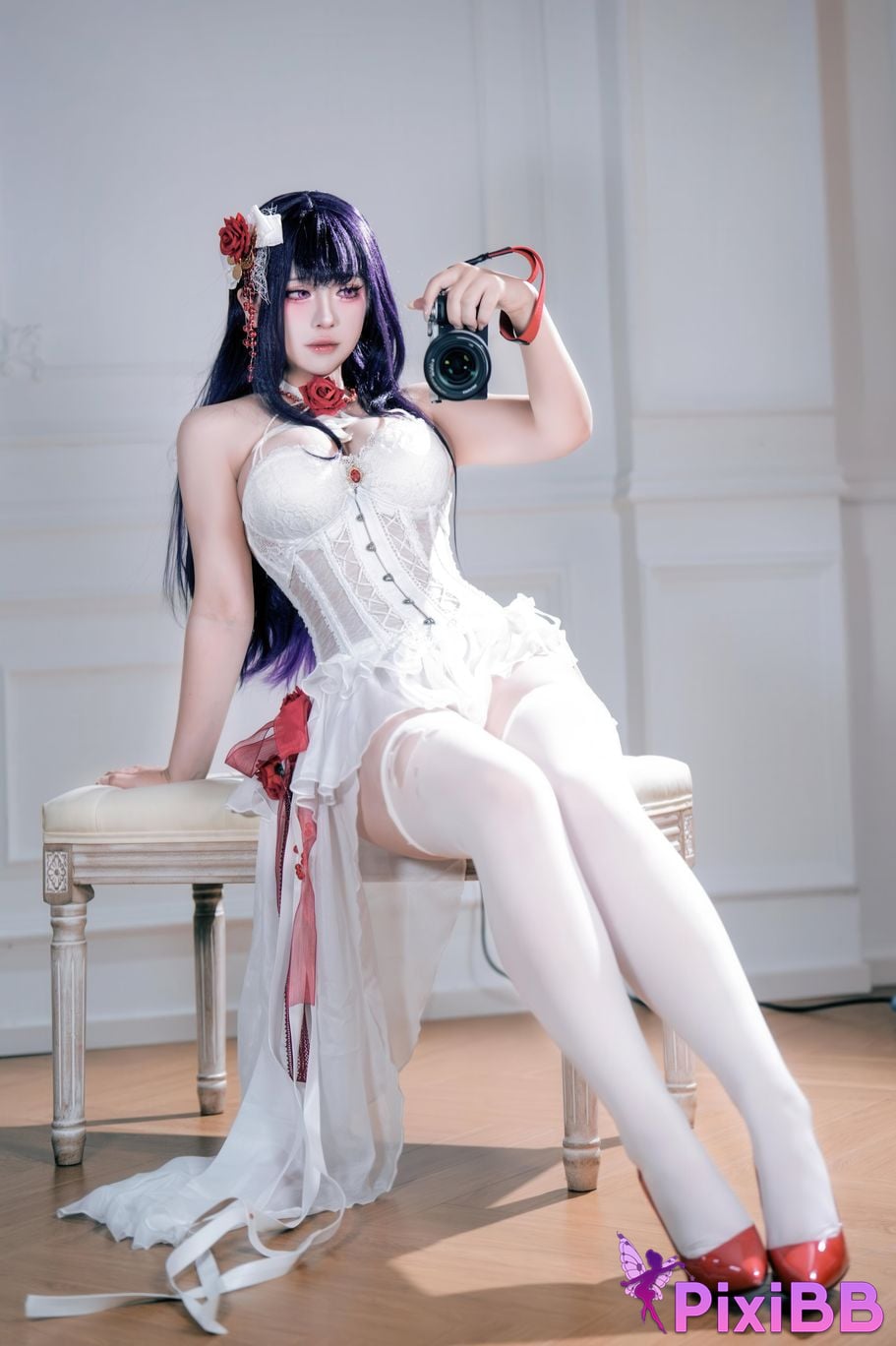 Cosplayer Half half son Nikke goddess of victory Mihara Bond Chain PixiBB.COM 052