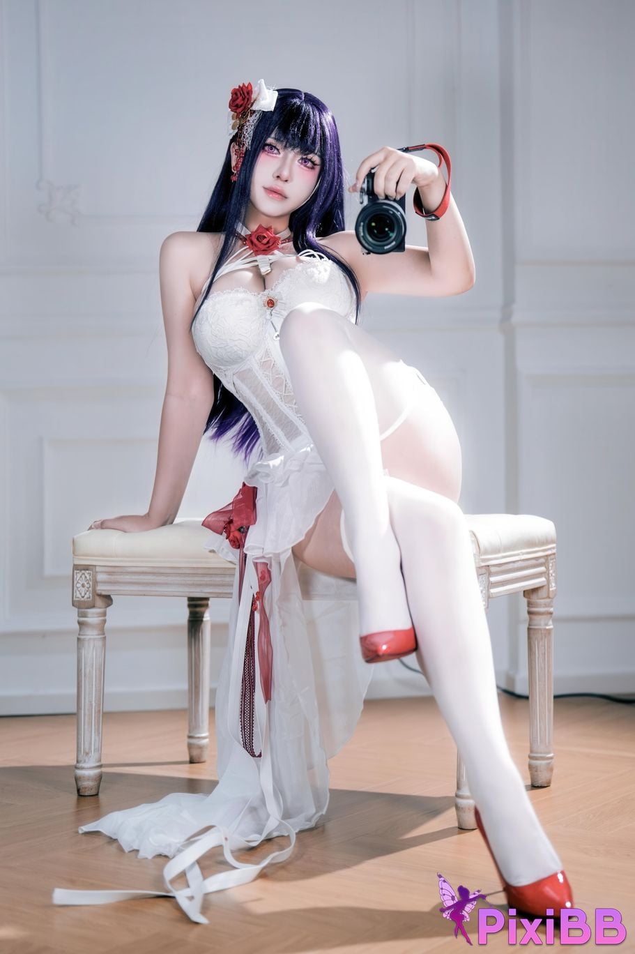 Cosplayer Half half son Nikke goddess of victory Mihara Bond Chain PixiBB.COM 054