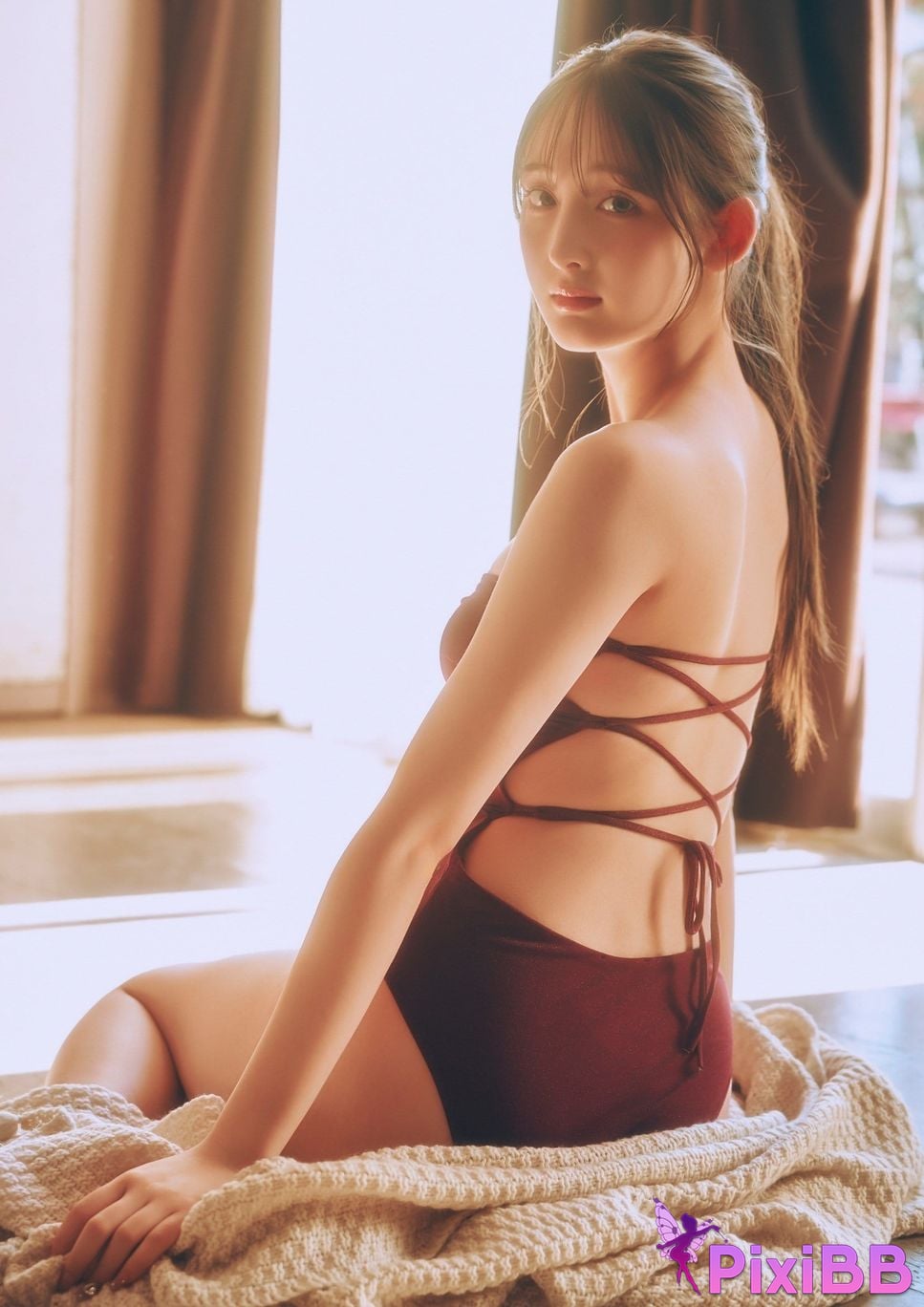 Japanese Idol Cecile Nana Cecil BUBKA digital photo book winter heroine PixiBB.COM 040