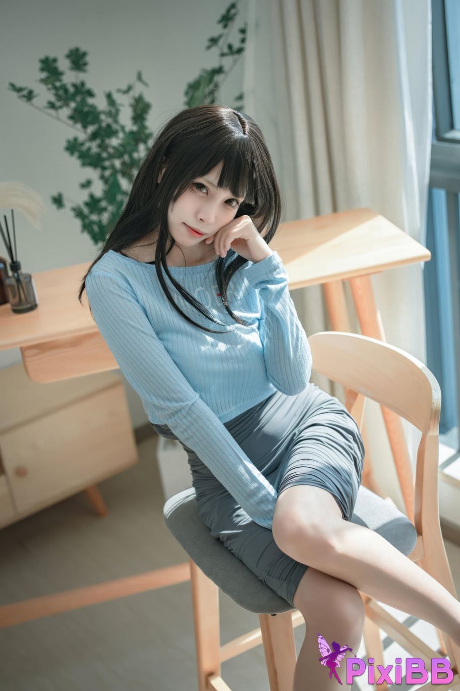 Cosplayer San Wu Ren Xing guitar sister PixiBB.COM 012