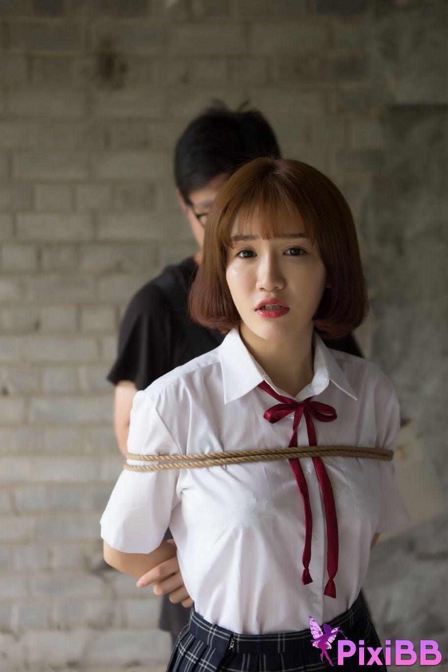 XR Uncensored K8 Tsundere and cute Vivian R18 XIUREN model Bound school girl PixiBB.COM 006