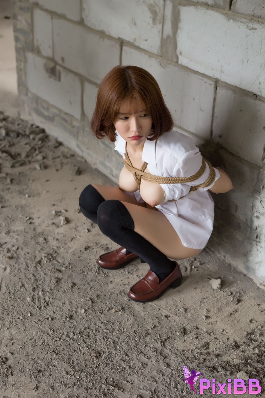 XR Uncensored K8 Tsundere and cute Vivian R18 XIUREN model Bound school girl PixiBB.COM 015