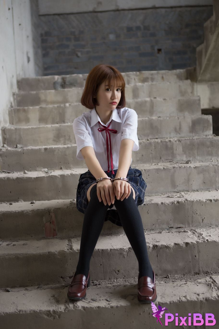 XR Uncensored K8 Tsundere and cute Vivian R18 XIUREN model Bound school girl PixiBB.COM 031