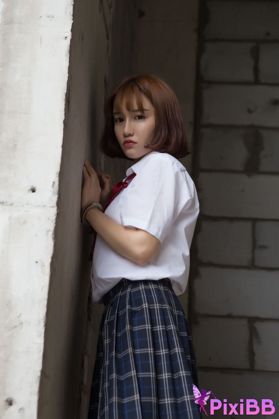 XR Uncensored K8 Tsundere and cute Vivian R18 XIUREN model Bound school girl PixiBB.COM 035