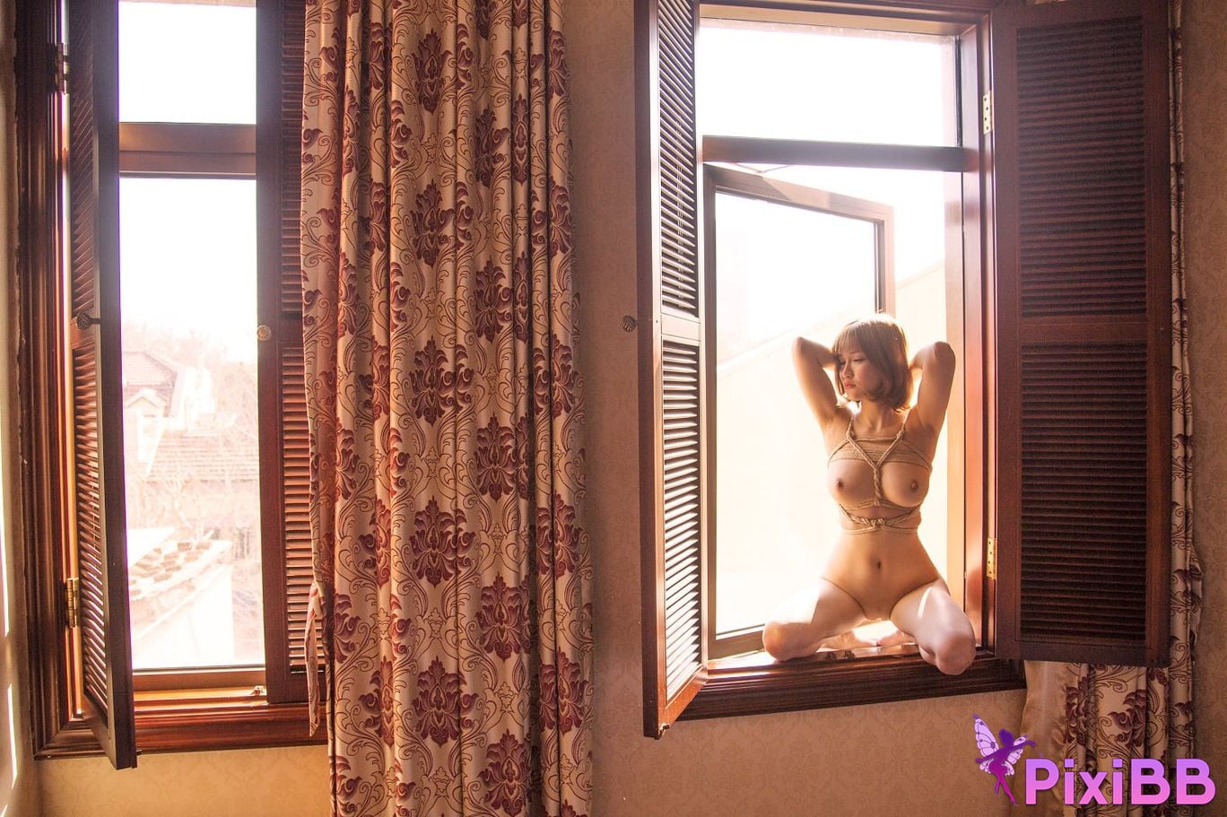 XR Uncensored K8 Tsundere and cute Vivian R18 XIUREN model Bound school girl PixiBB.COM 093