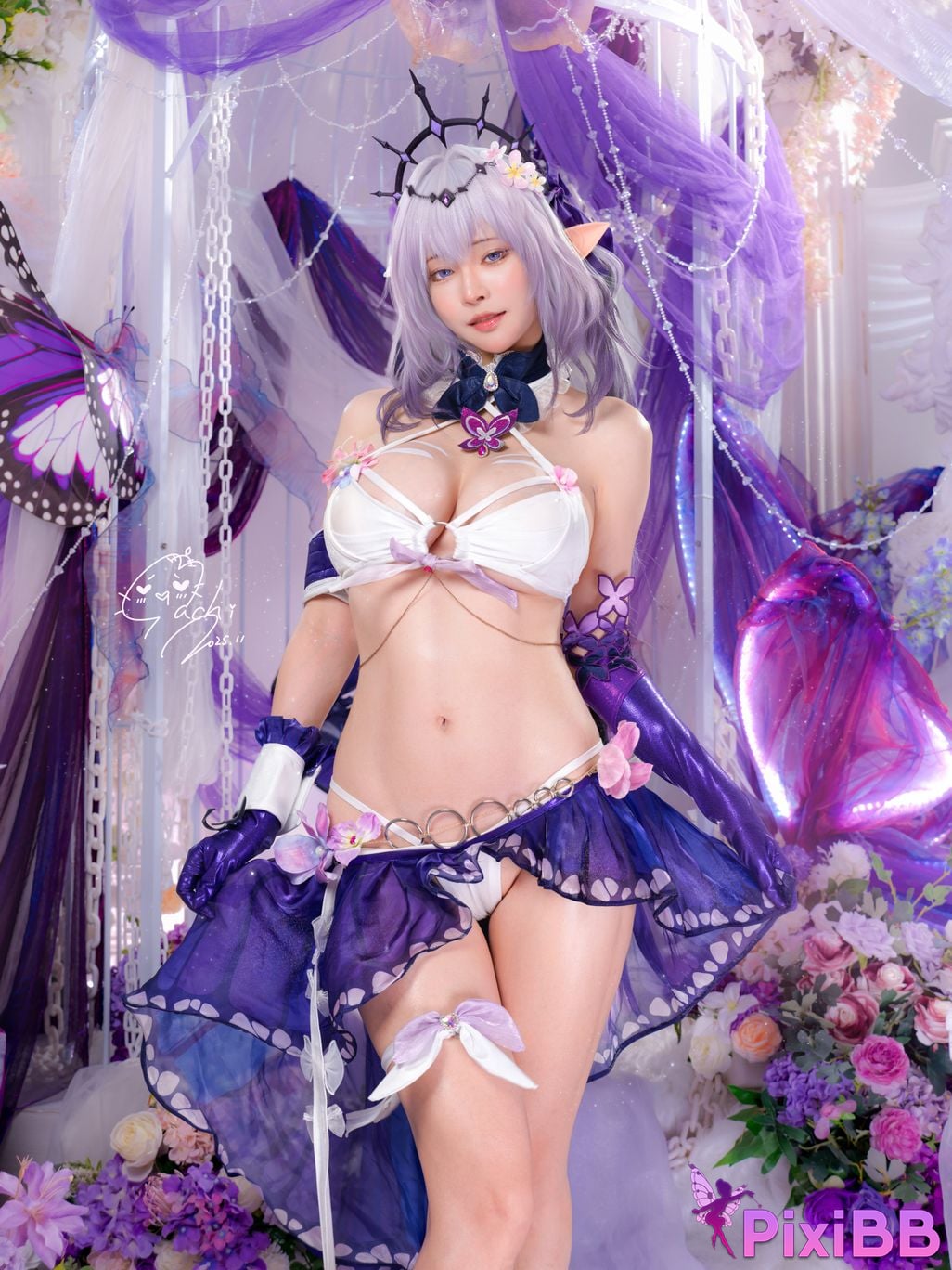 Cosplayer Machi Ma Ji swimsuit Dangerous figure behind the saint First edition PixiBB.COM 001