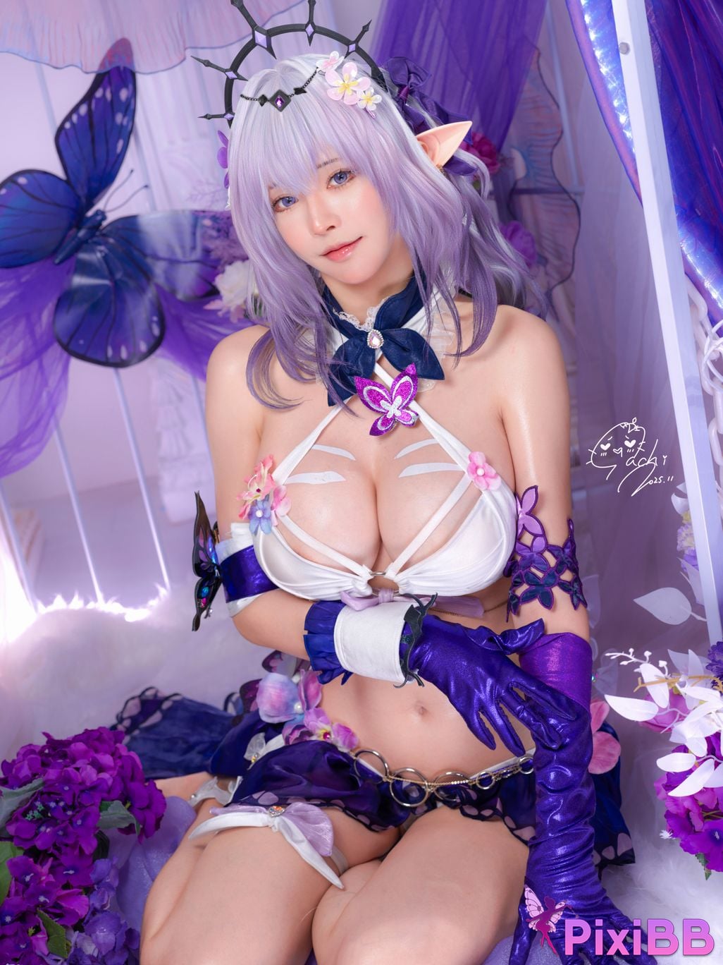 Cosplayer Machi Ma Ji swimsuit Dangerous figure behind the saint First edition PixiBB.COM 008