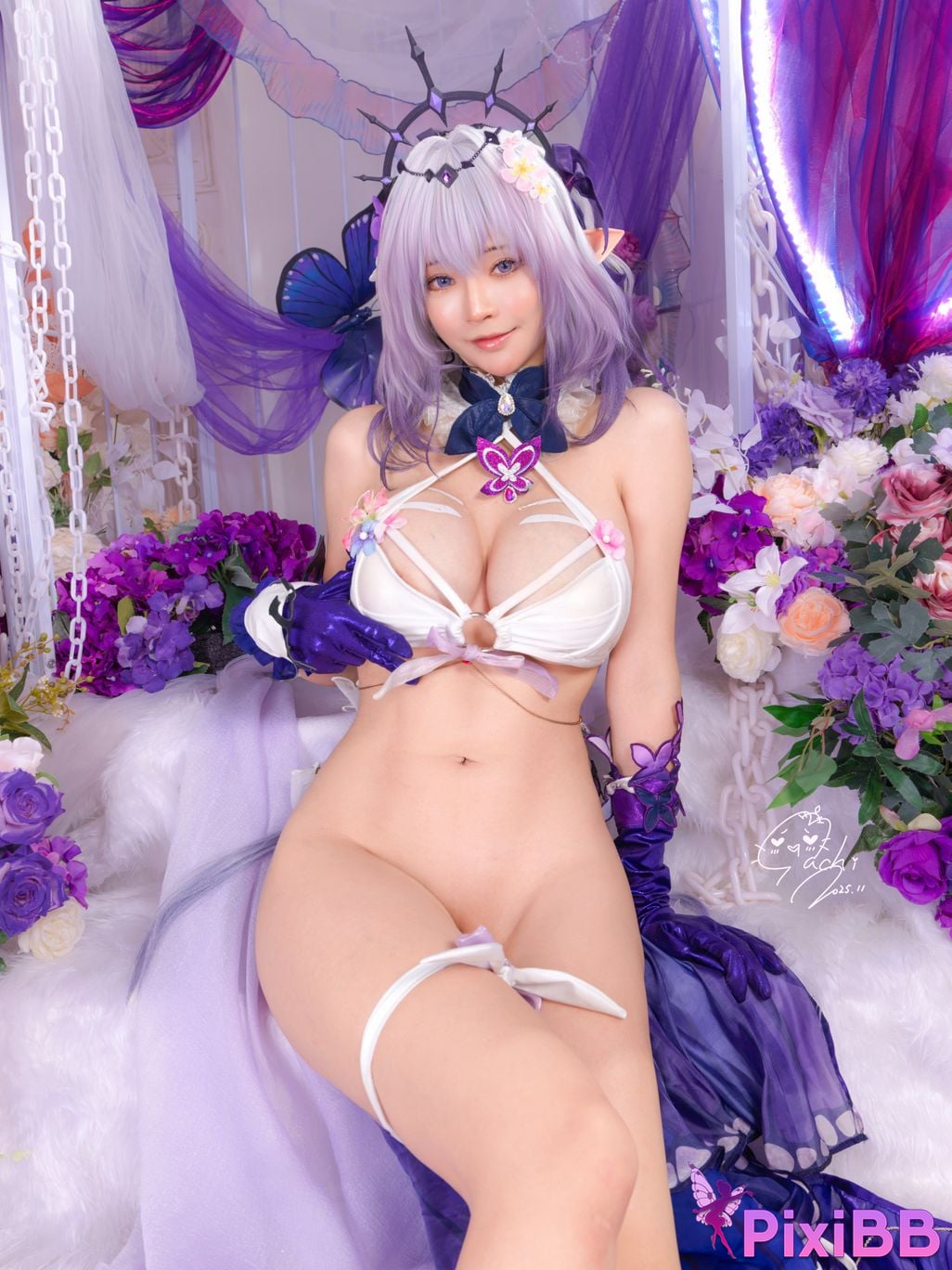 Cosplayer Machi Ma Ji swimsuit Dangerous figure behind the saint First edition PixiBB.COM 037