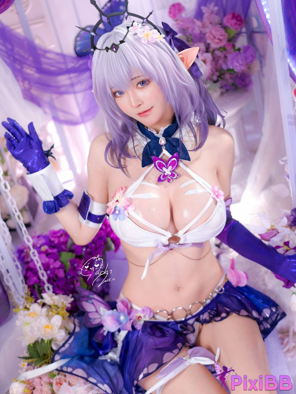 Cosplayer Machi Ma Ji swimsuit Dangerous figure behind the saint First edition PixiBB.COM 049