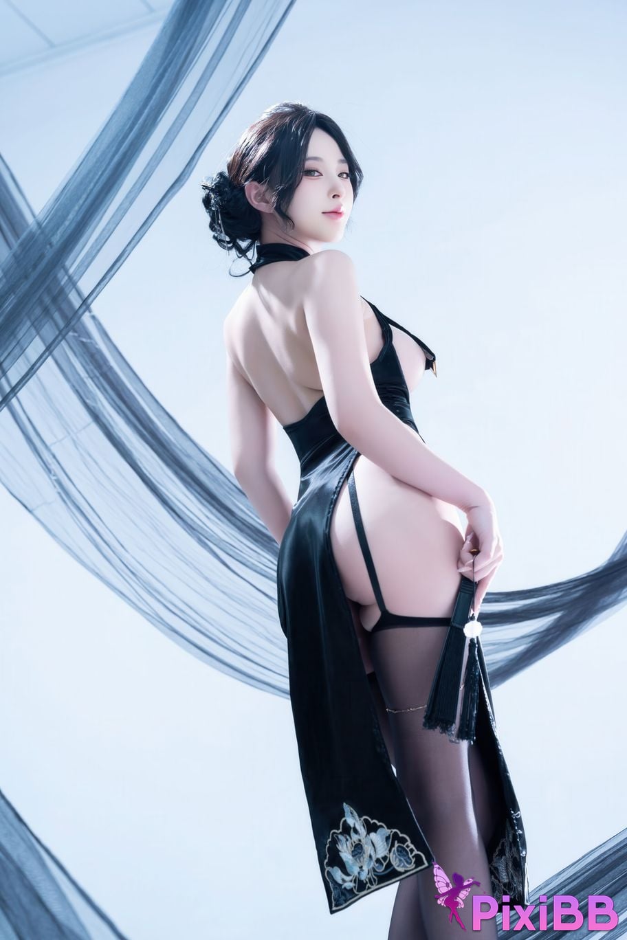 Cosplayer Yuno Shimizu night lotus PixiBB.COM 008