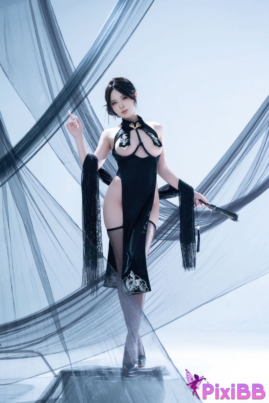 Cosplayer Yuno Shimizu night lotus PixiBB.COM 030