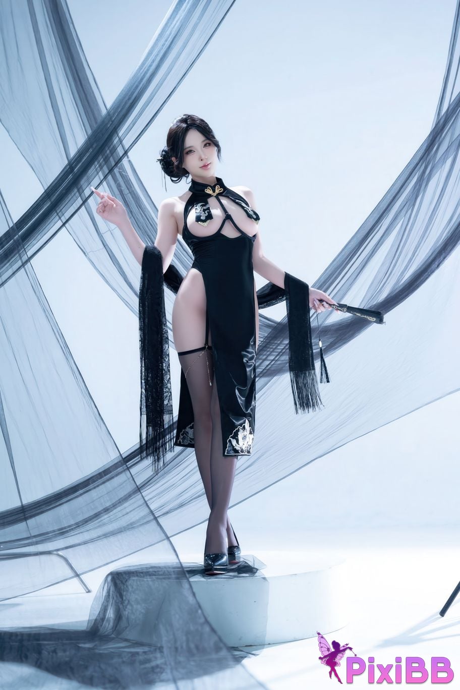 Cosplayer Yuno Shimizu night lotus PixiBB.COM 031