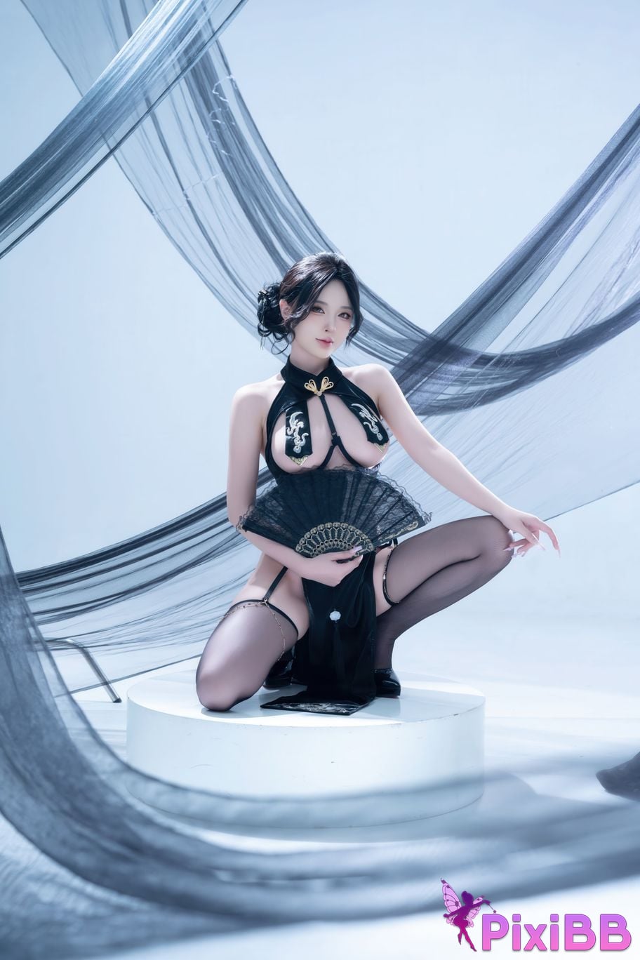 Cosplayer Yuno Shimizu night lotus PixiBB.COM 043