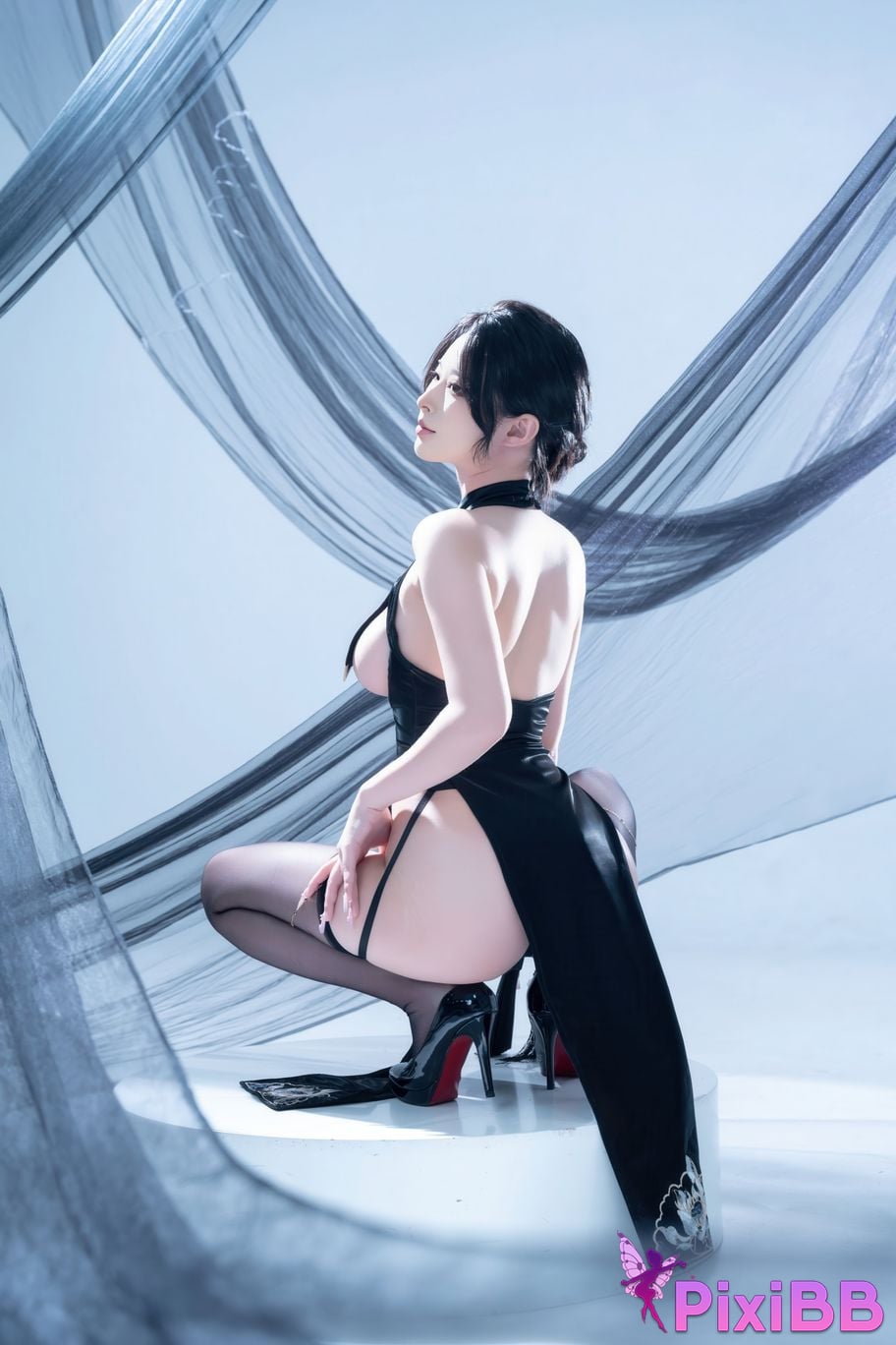 Cosplayer Yuno Shimizu night lotus PixiBB.COM 047