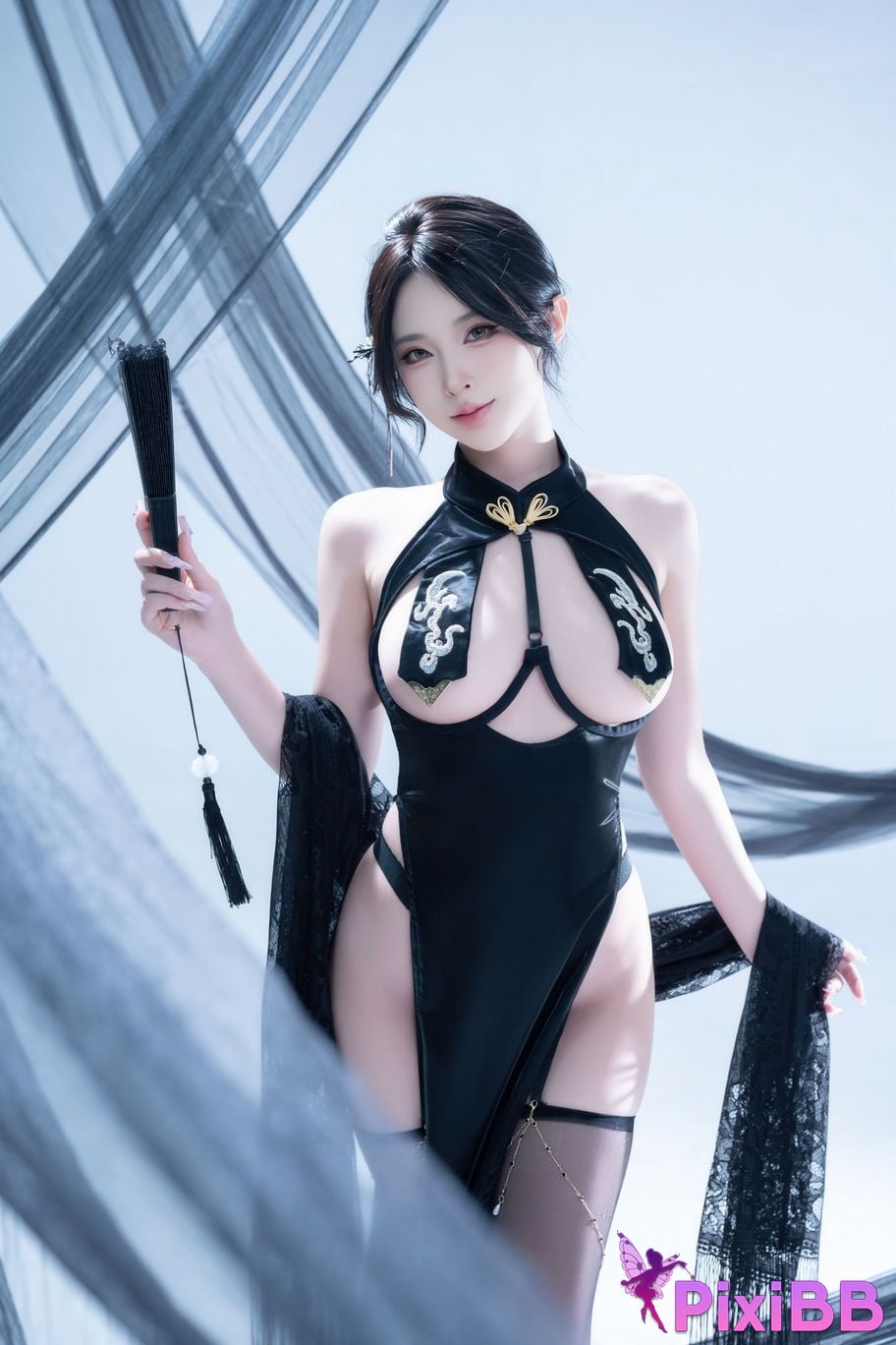 Cosplayer Yuno Shimizu night lotus PixiBB.COM 067