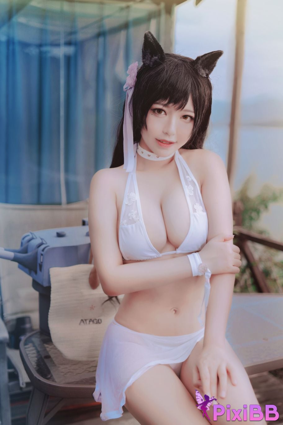 Cosplayer Half half son Atago Midsummer March PixiBB.COM 007