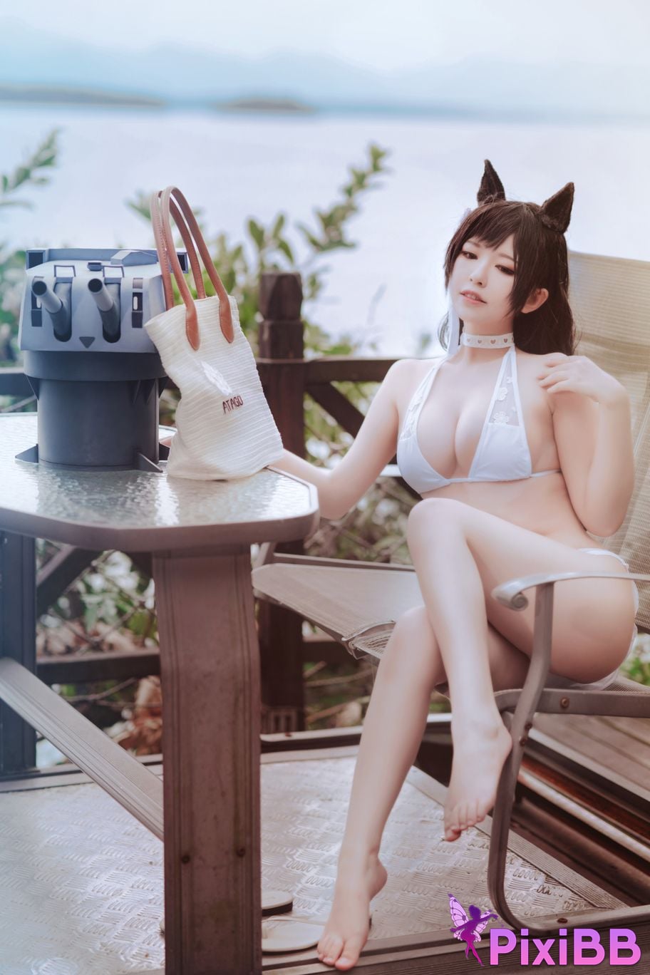 Cosplayer Half half son Atago Midsummer March PixiBB.COM 018