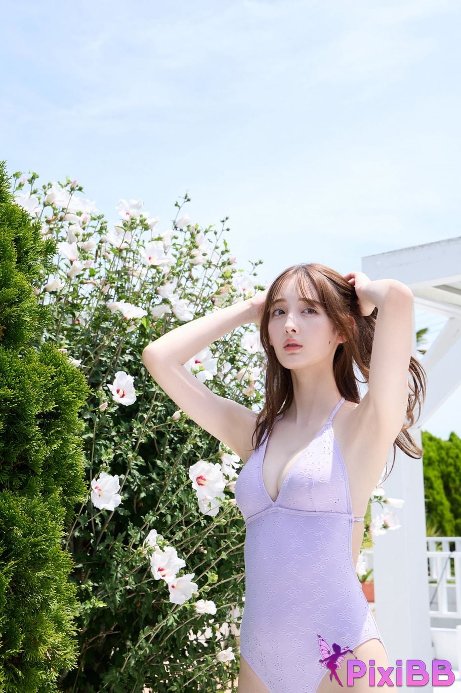 Japanese Idol Cecile Nana Cecil Weekly modern digital photo collection seaside gem PixiBB.COM 044