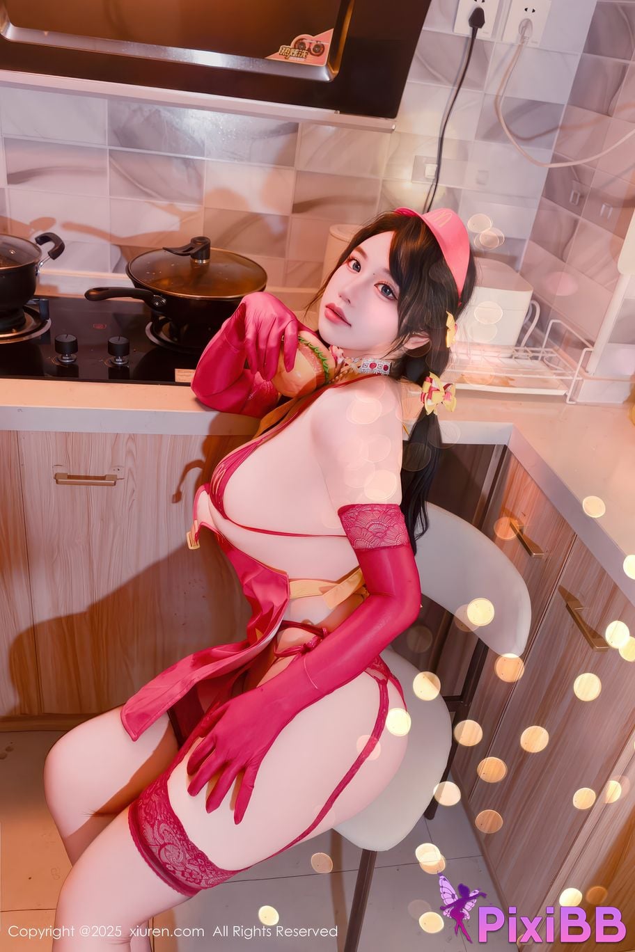 XIUREN No.11154 Xixi loves eating strawberries PixiBB.COM 010