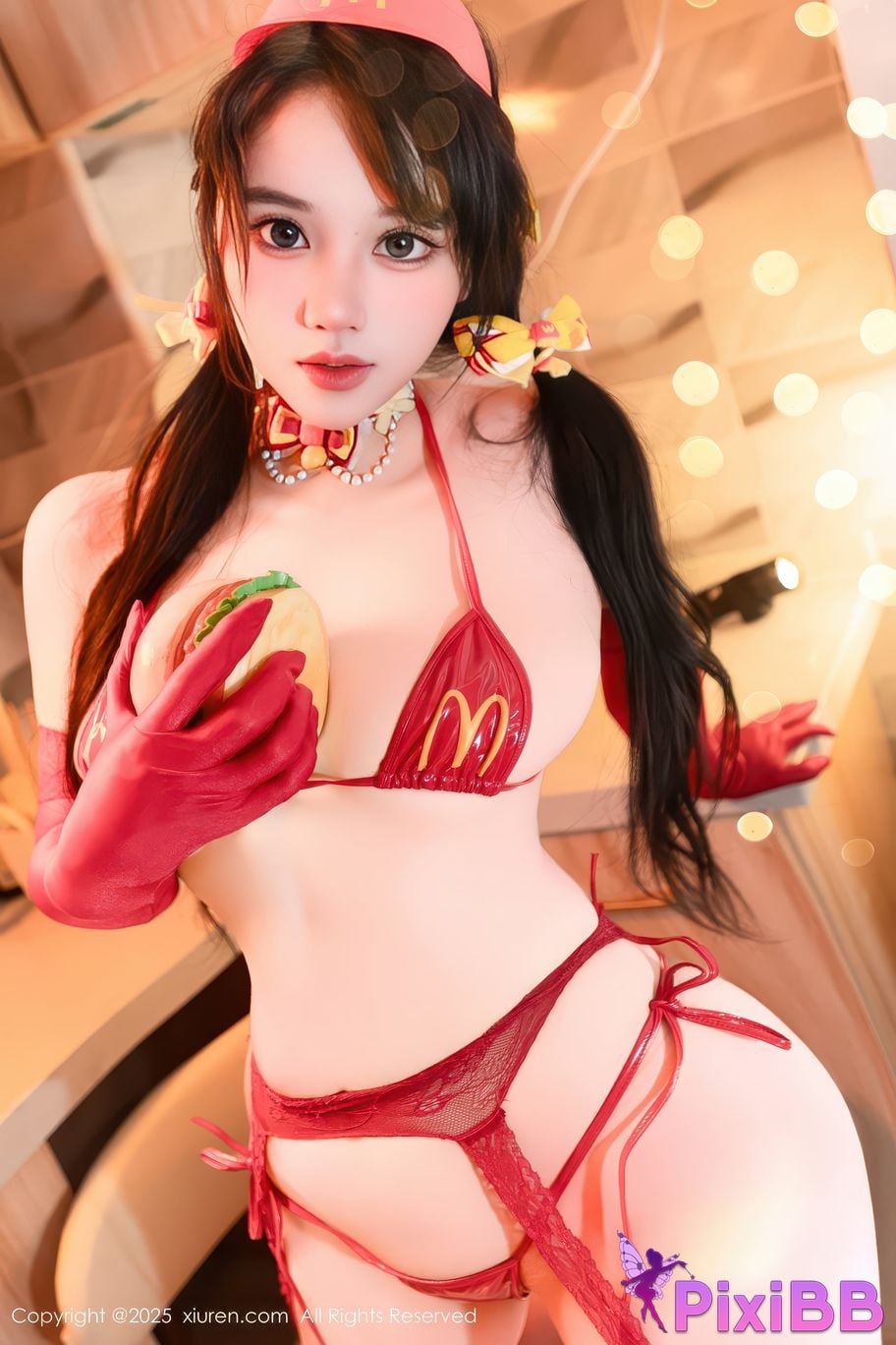 XIUREN No.11154 Xixi loves eating strawberries PixiBB.COM 024