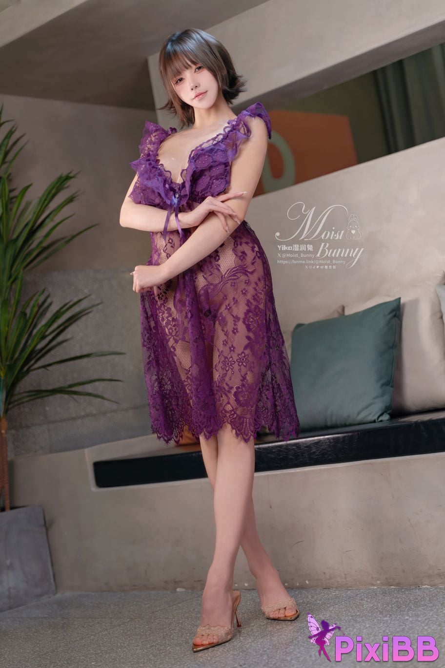 Cosplayer Sticky Dumpling Rabbit 2026 Year 01 Monthly ticket benefits sleepy PixiBB.COM 001