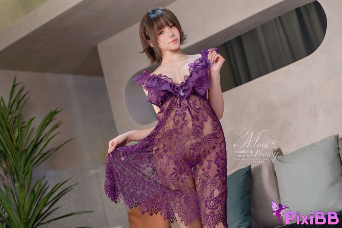 Cosplayer Sticky Dumpling Rabbit 2026 Year 01 Monthly ticket benefits sleepy PixiBB.COM 029