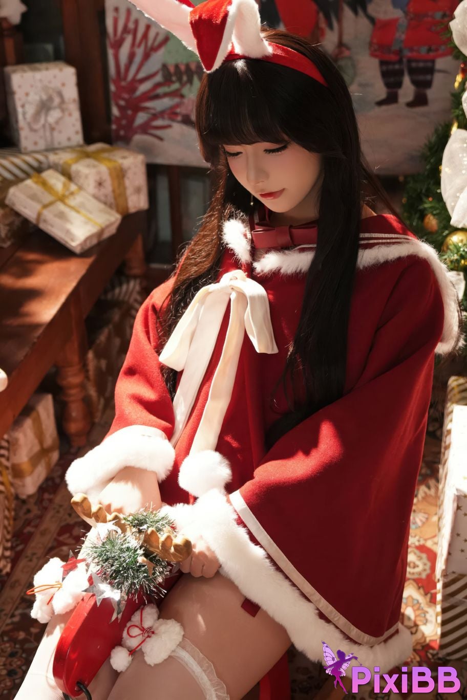 Cosplayer yuuhui Yuhui Christmas Special confession night PixiBB.COM 001