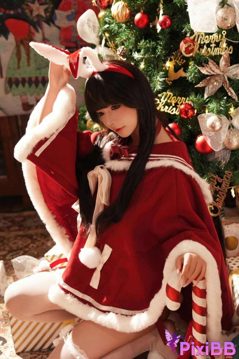 Cosplayer yuuhui Yuhui Christmas Special confession night PixiBB.COM 002