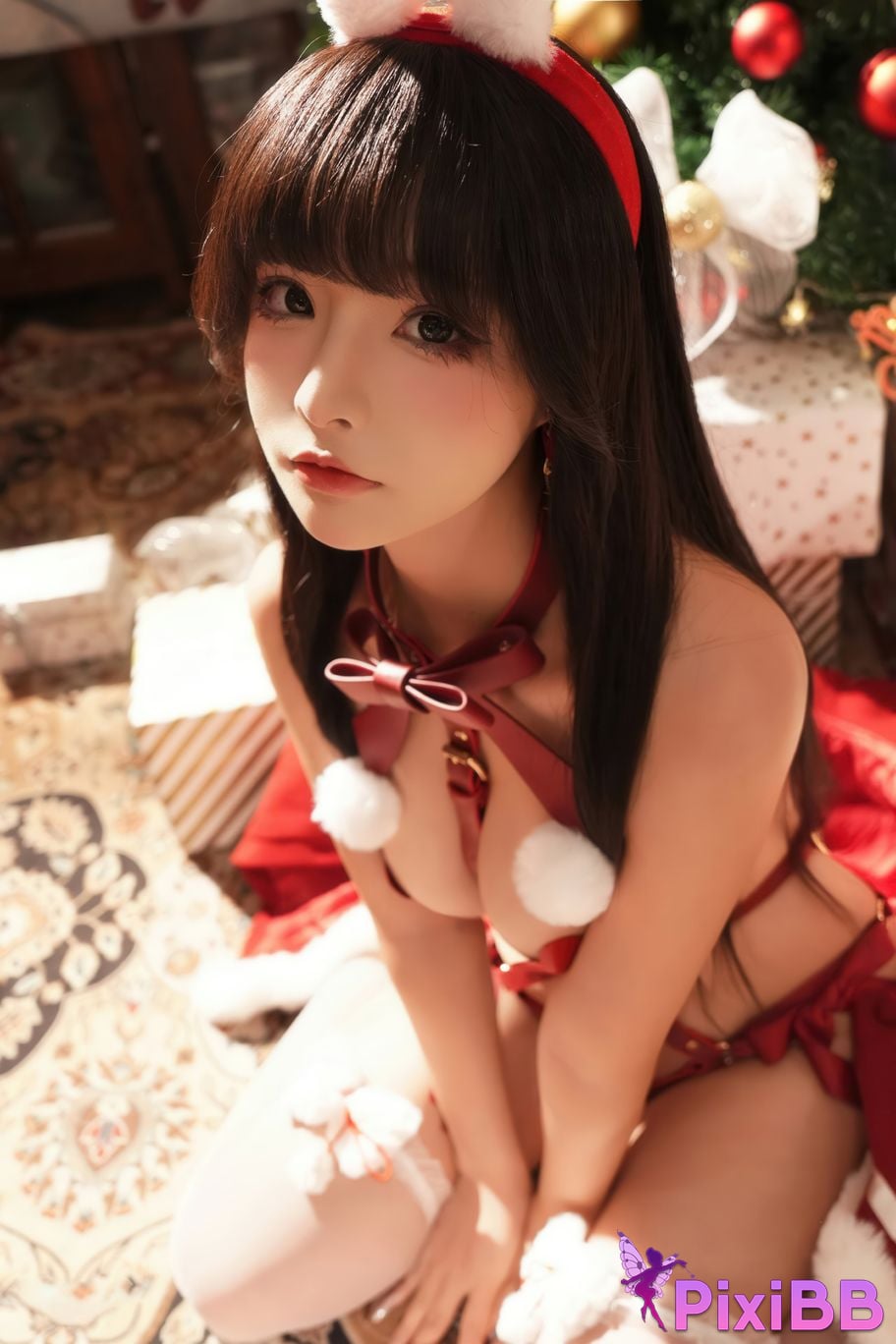 Cosplayer yuuhui Yuhui Christmas Special confession night PixiBB.COM 012