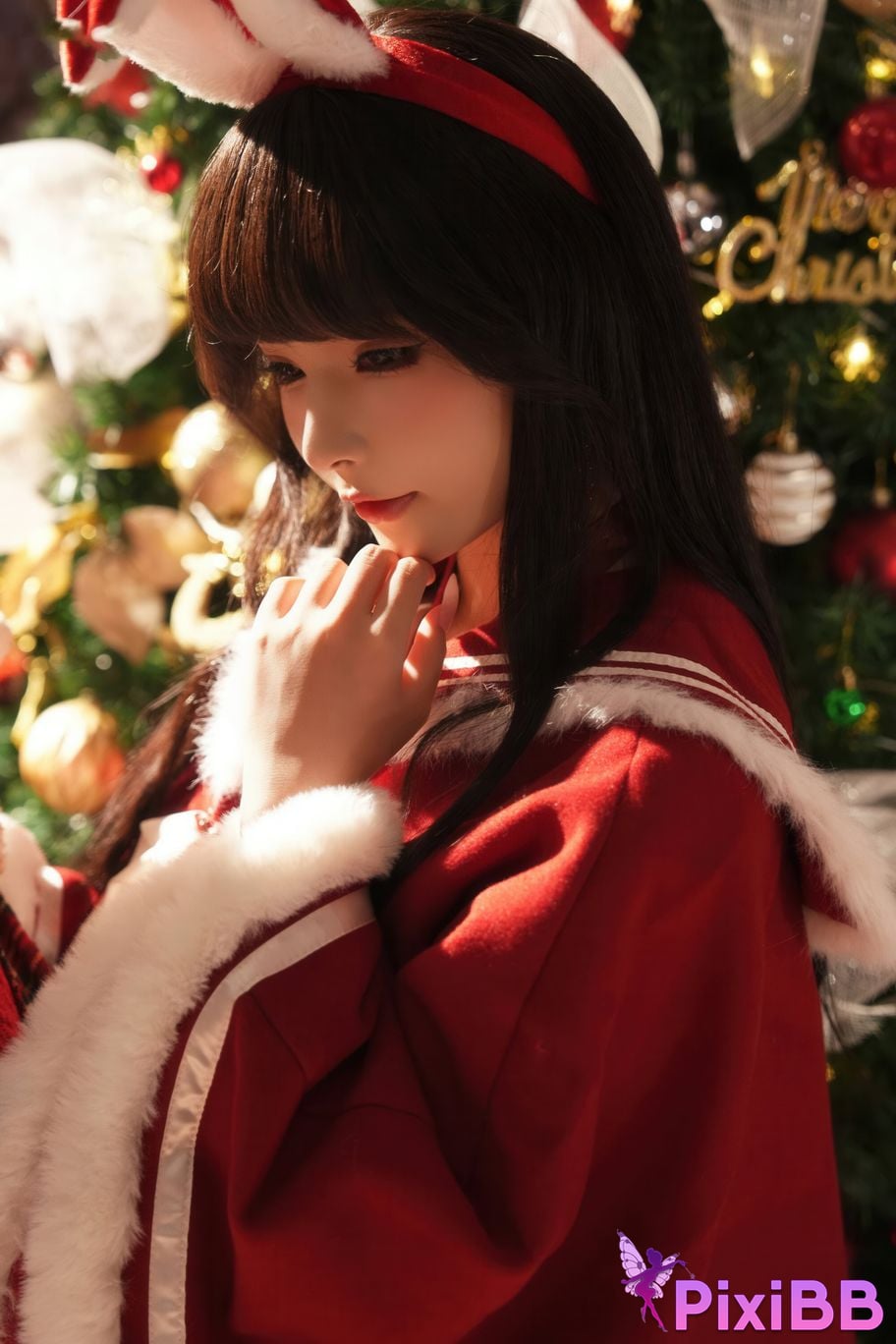 Cosplayer yuuhui Yuhui Christmas Special confession night PixiBB.COM 068