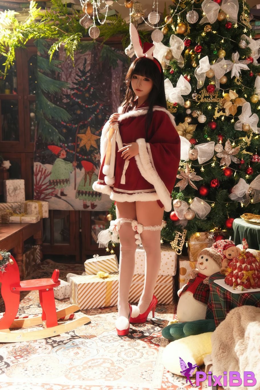 Cosplayer yuuhui Yuhui Christmas Special confession night PixiBB.COM 071