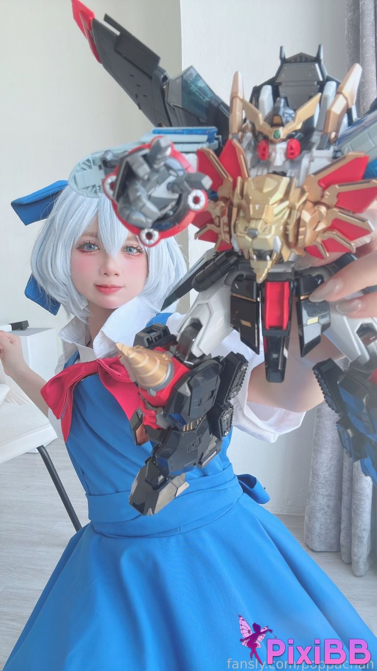 Cosplayer PoppaChan Cirno PixiBB.COM 001