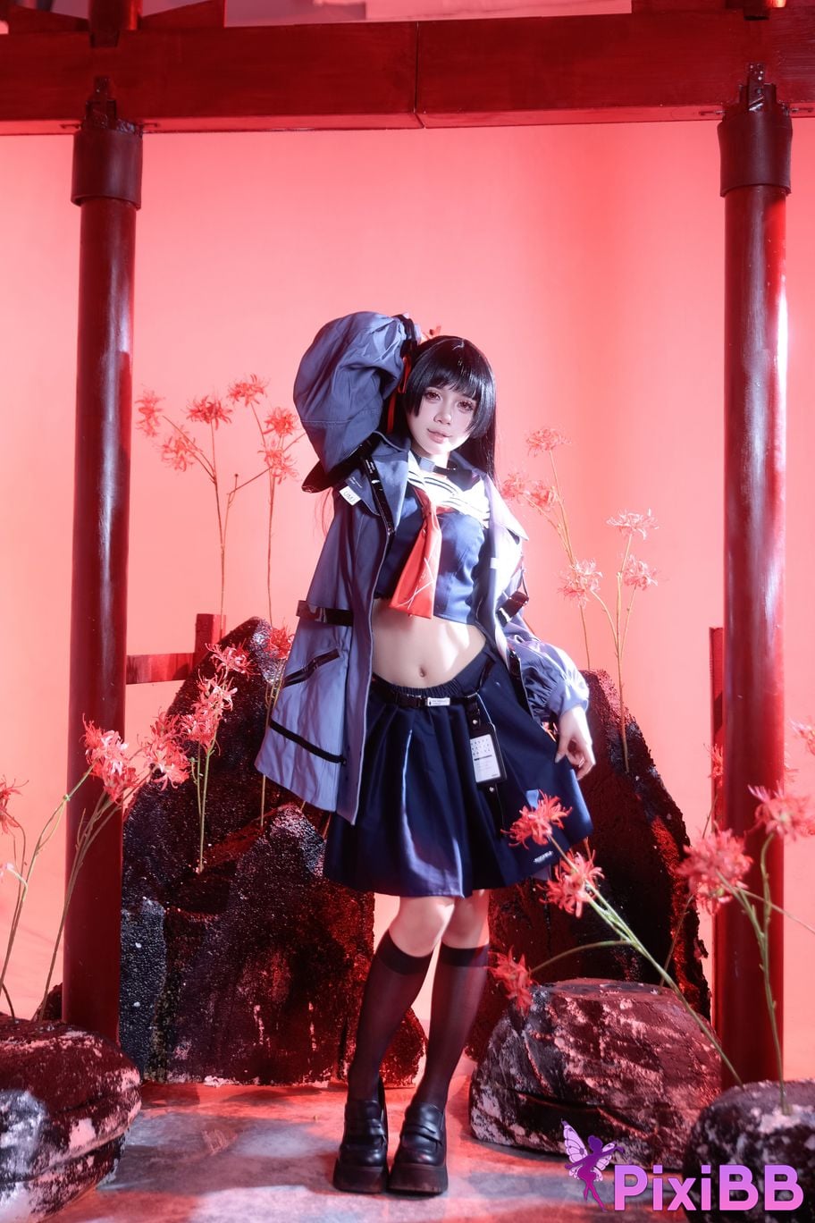 Cosplayer PoppaChan Ming Chao Chisaki PixiBB.COM 001