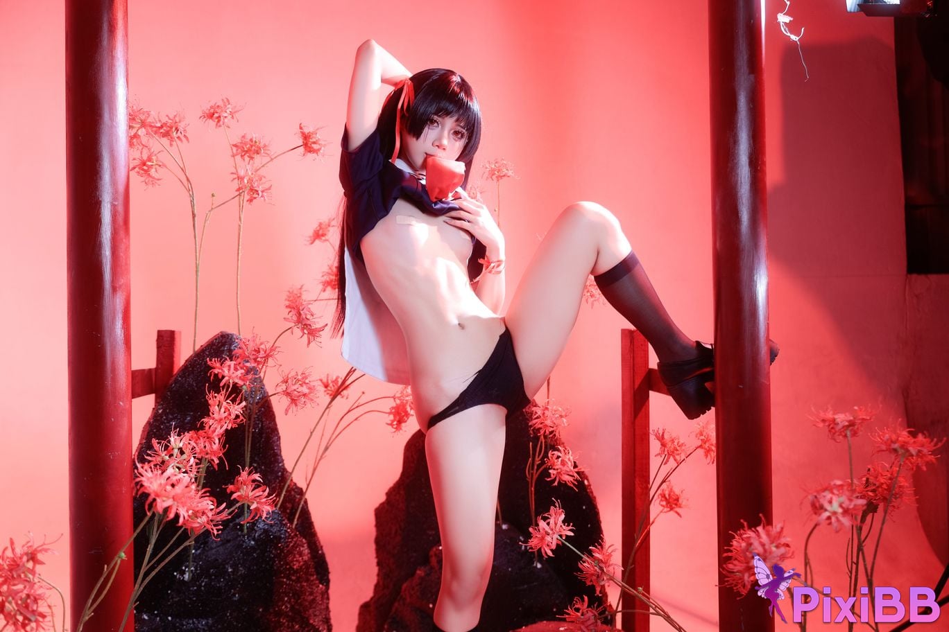 Cosplayer PoppaChan Ming Chao Chisaki PixiBB.COM 020