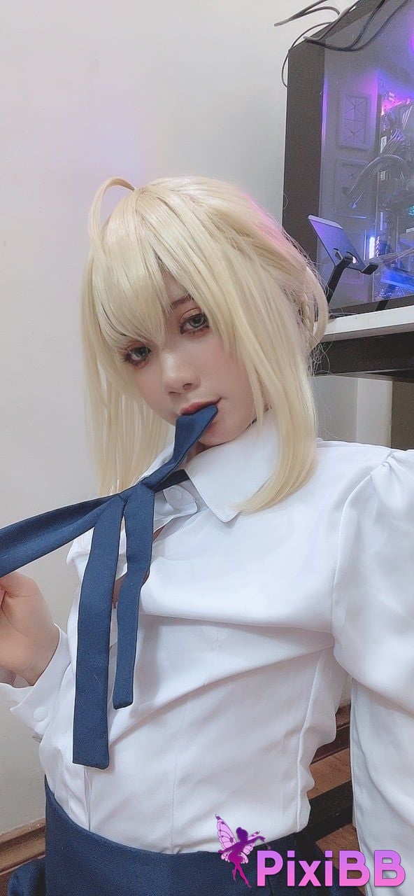 Cosplayer PoppaChan Artoria Pendragon Fate PixiBB.COM 018