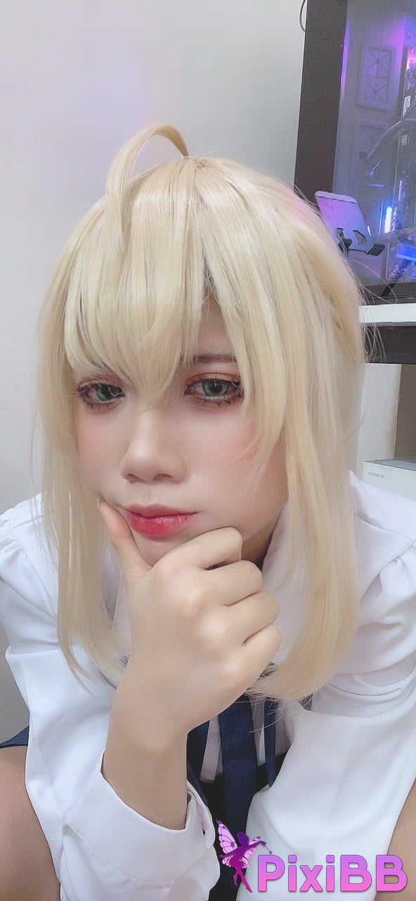 Cosplayer PoppaChan Artoria Pendragon Fate PixiBB.COM 071