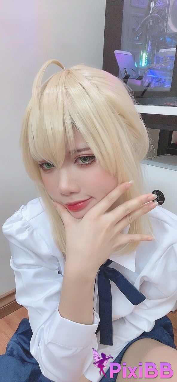 Cosplayer PoppaChan Artoria Pendragon Fate PixiBB.COM 120