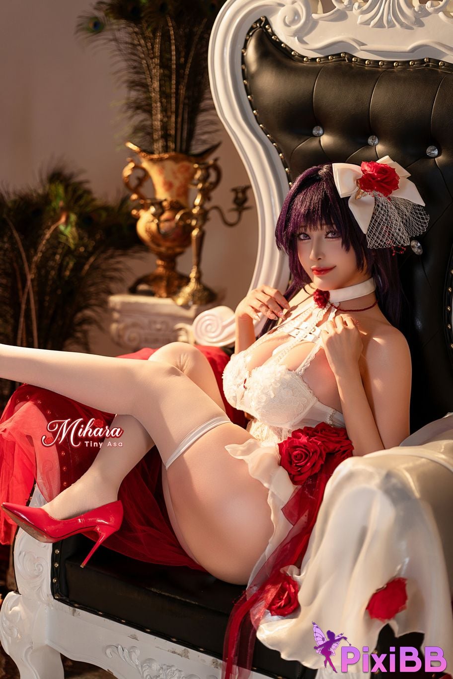 Cosplayer Tiny Asa Mihara Pain Eater NIKKE Nikke goddess of victory Bond Chain PixiBB.COM 004