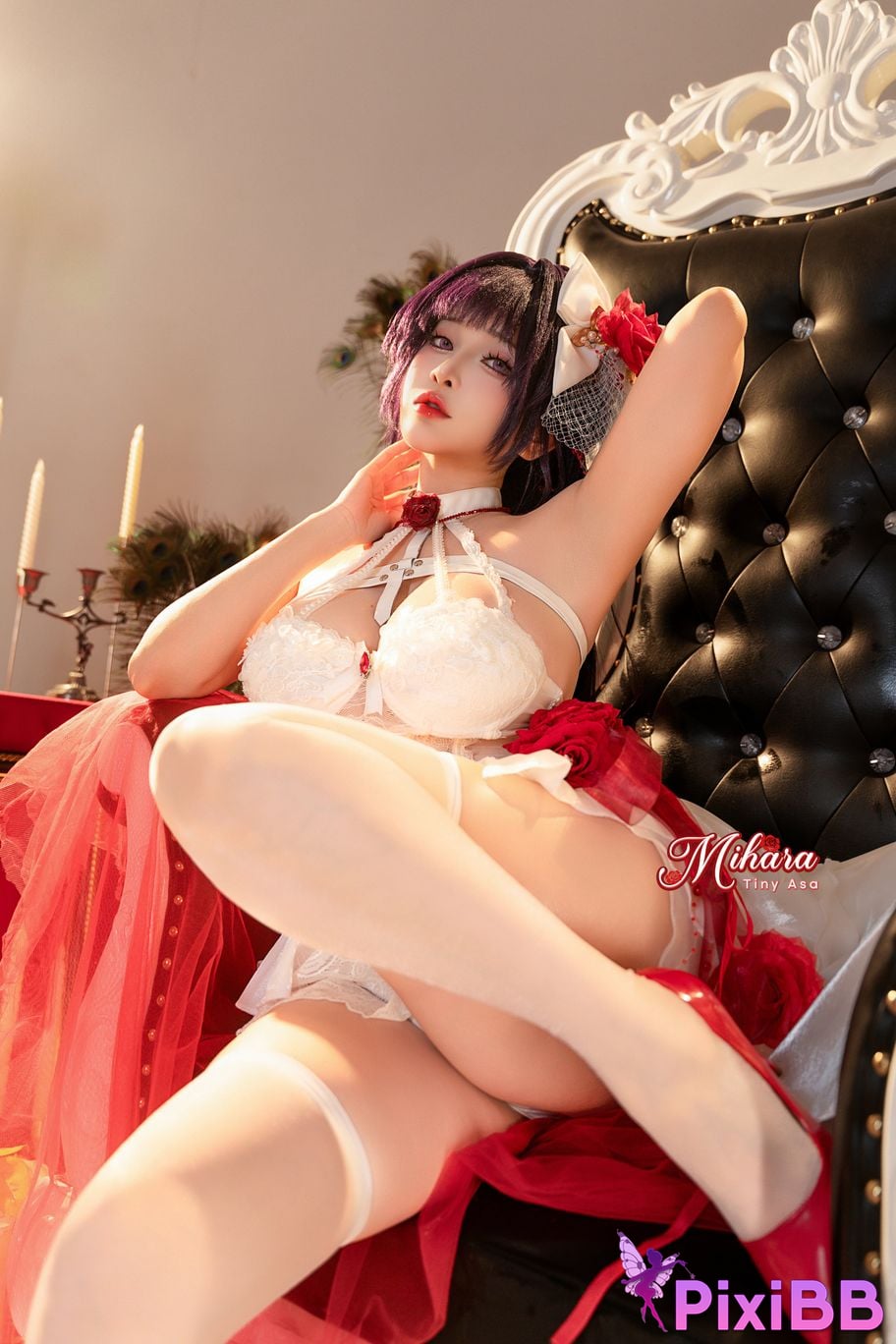 Cosplayer Tiny Asa Mihara Pain Eater NIKKE Nikke goddess of victory Bond Chain PixiBB.COM 007