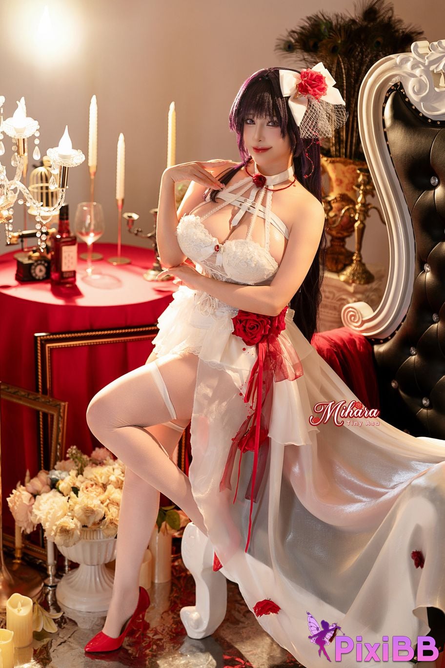 Cosplayer Tiny Asa Mihara Pain Eater NIKKE Nikke goddess of victory Bond Chain PixiBB.COM 012