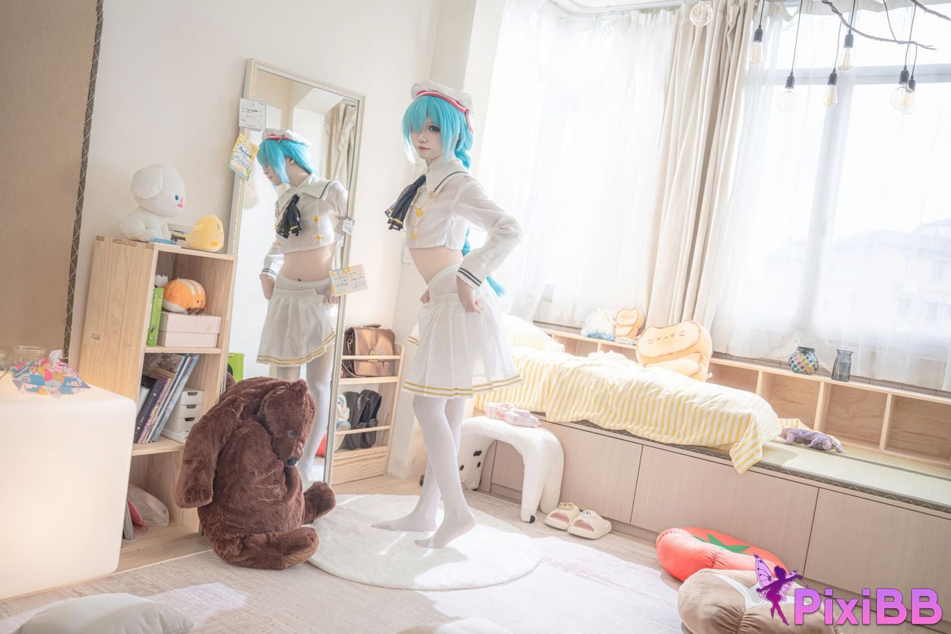 Cosplayer Zhiyue Etsu ko Janus JK azur lane PixiBB.COM 001