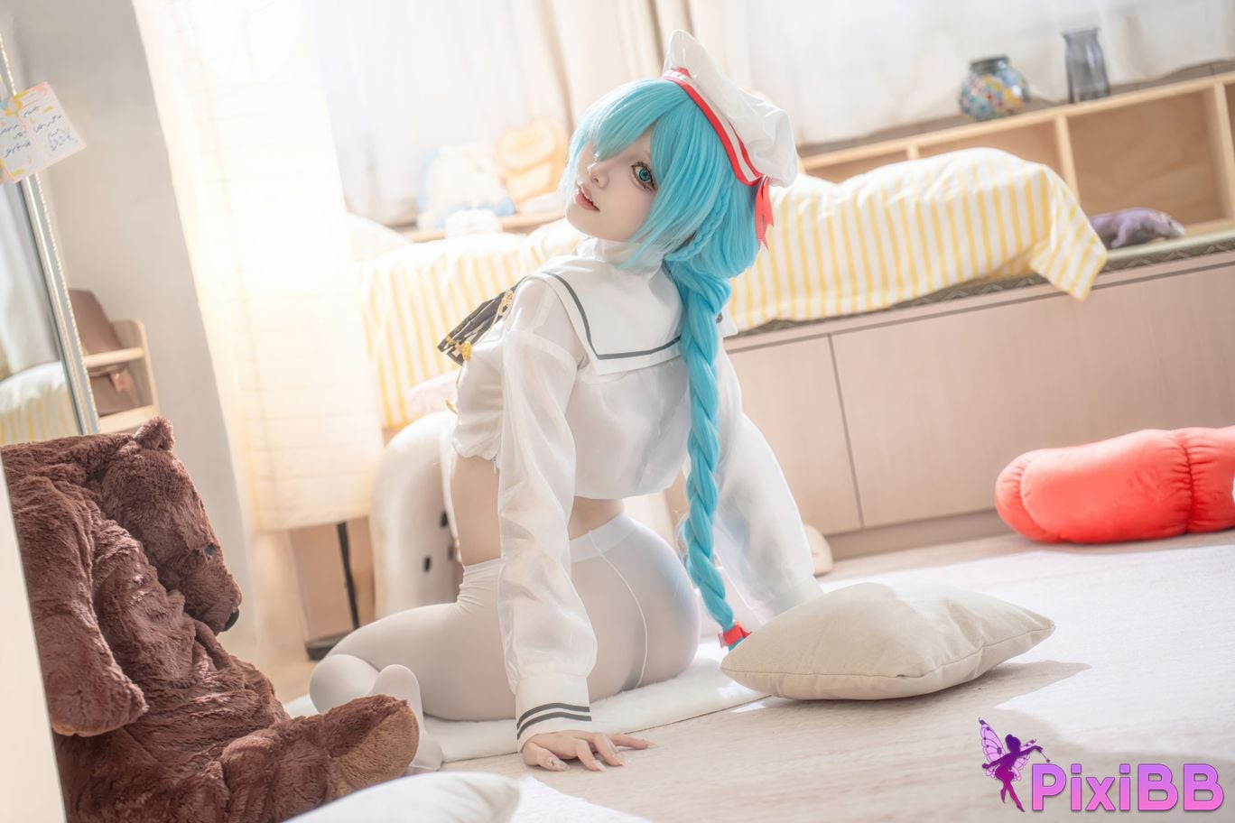 Cosplayer Zhiyue Etsu ko Janus JK azur lane PixiBB.COM 005