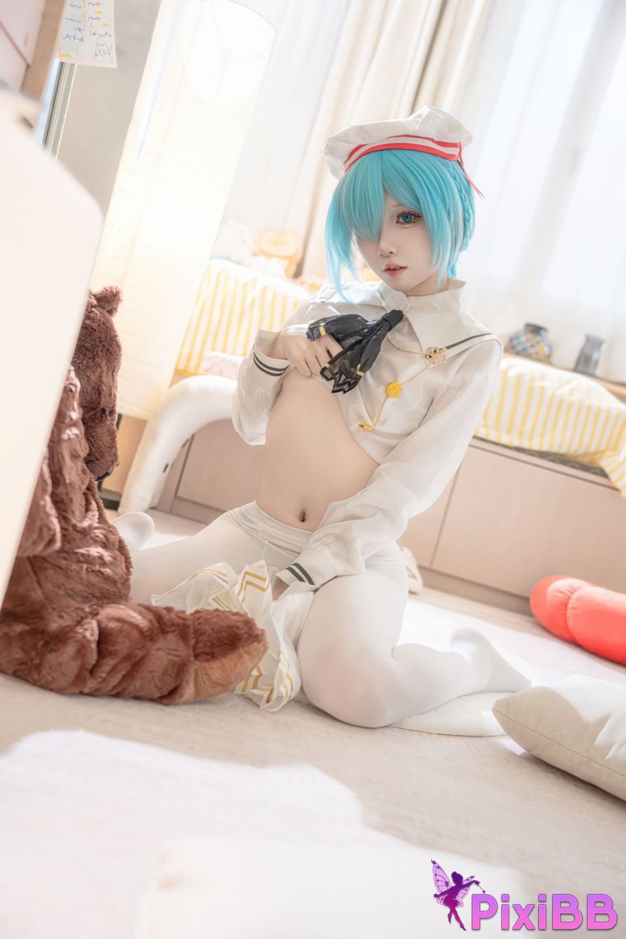 Cosplayer Zhiyue Etsu ko Janus JK azur lane PixiBB.COM 007